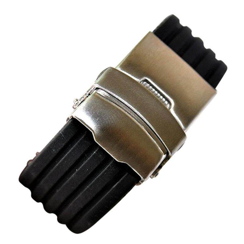 YBC 20mm Waterproof Silicone Rubber Watch Strap With Band Stainless Steel Buckle Malaysia
