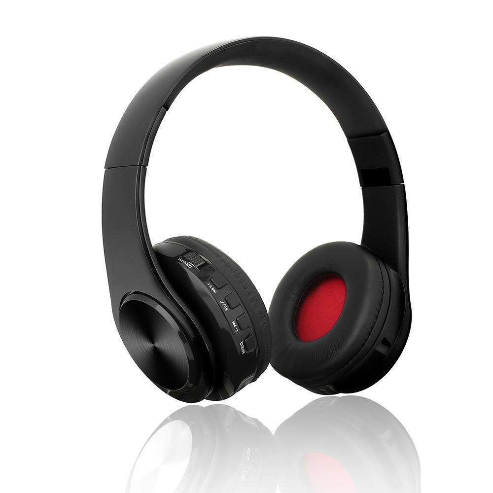Yueshunbuha Headset Bluetooth, lebih-Telinga Nirkabel Berkabel Stereo Headphone Dukung Kartu TF Kebisingan Cancelling Dibangun Di-Dalam Mikropon Tangan-Bebas Telepon Panggilan olahraga Game Buah Earphone-Internasional