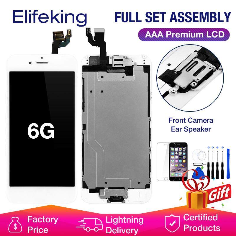 Untuk iPhone 6 LCD Full Rakitan Selesai Display dengan 3D Force Touch untuk iPhone 6G Layar Pengganti A1549 A1586 A1589 4.8