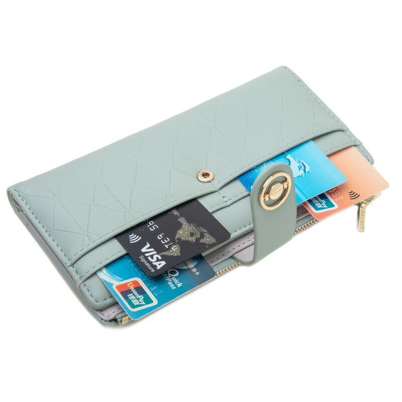Women Wallet Long Thin Purse for Woman Card Holder Female