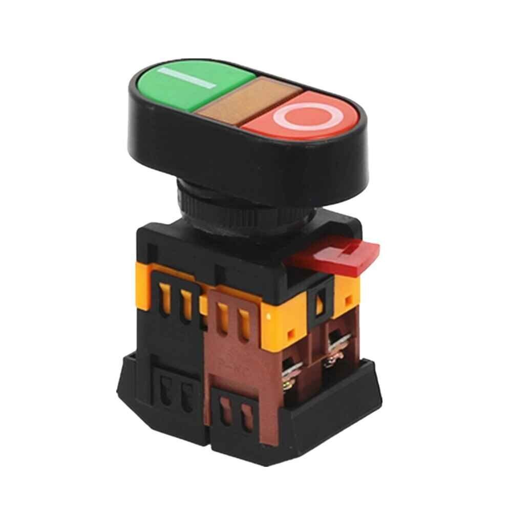 APBB-22N 22mm ปุ่มควบคุมเปิดปิด กดติดปล่อยดับ พร้อมไฟแสดงสถานะ Start ...