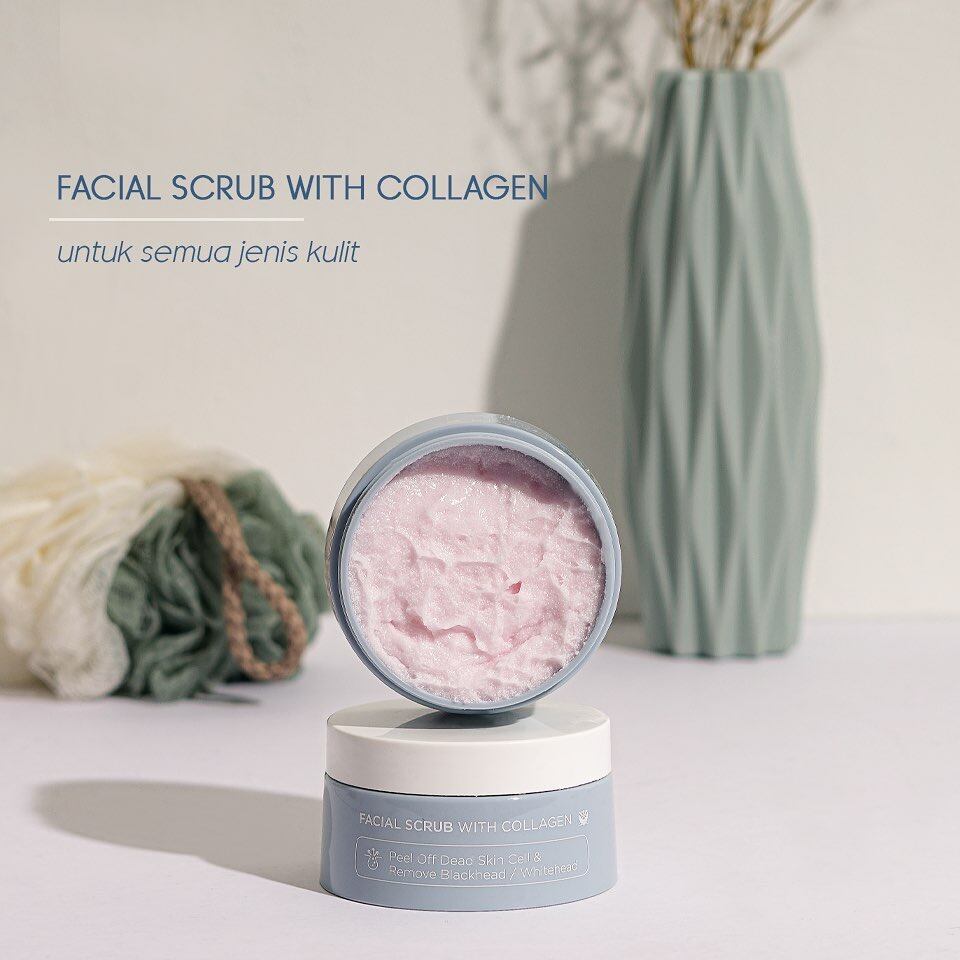 Sendayu Tinggi FACIAL SCRUB WITH COLLAGEN Lazada