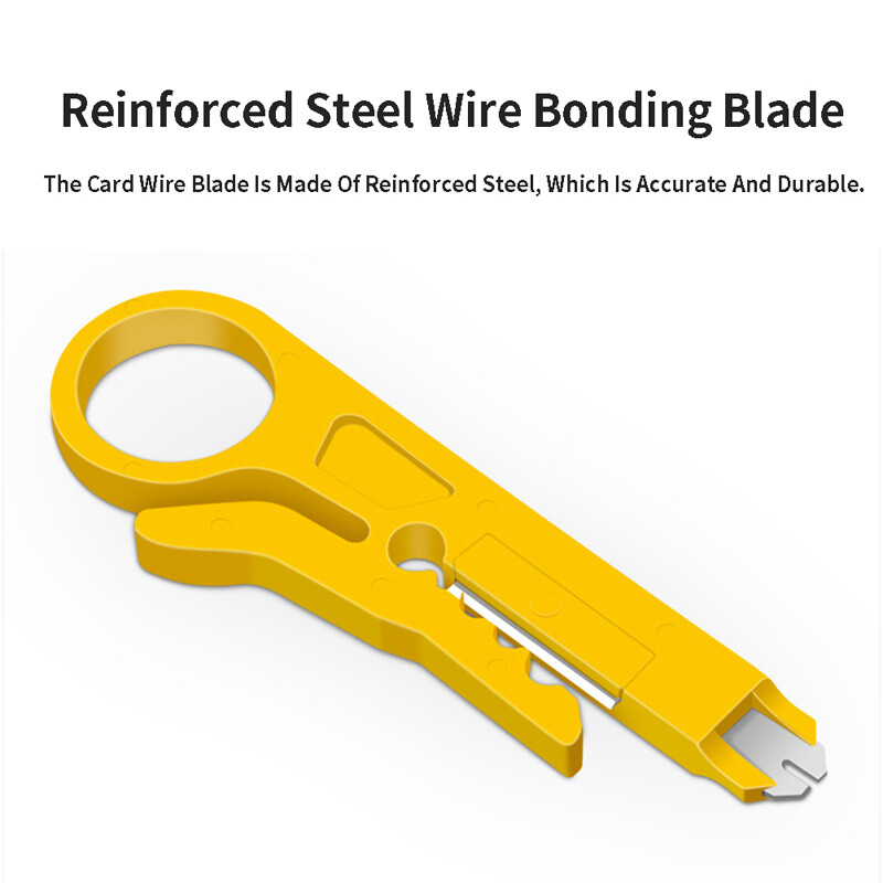 Hanlu Mini Wire Stripper Crimper Plier Crimping Cable Punch Stripping Multi Tool