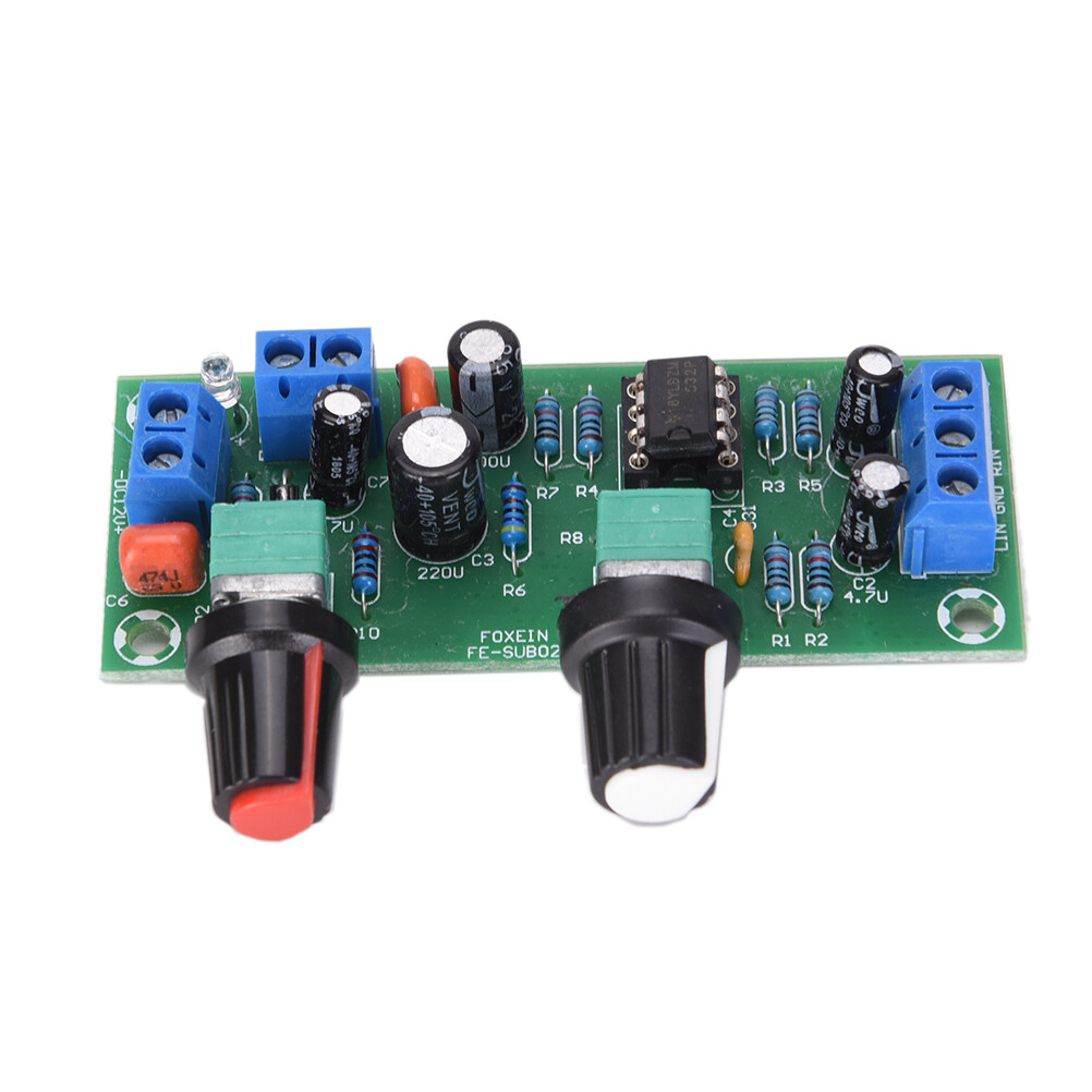 DC 12V-24V Low-pass Filter NE5532 Subwoofer Process Pre-Amplifier Preamp Board	Hot Sale