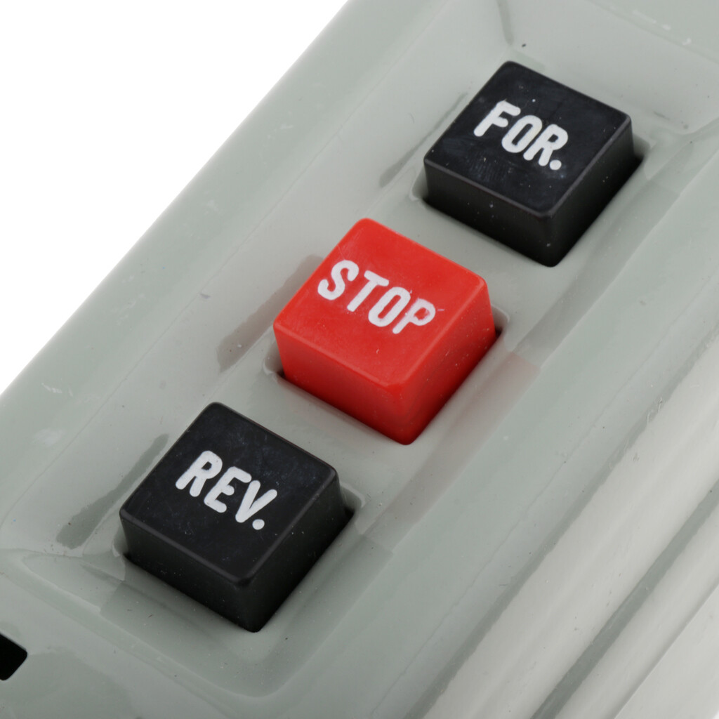 freneci Electric Control 3 Phase Reverse Stop Switch ON/OFF Power Push Button Switch