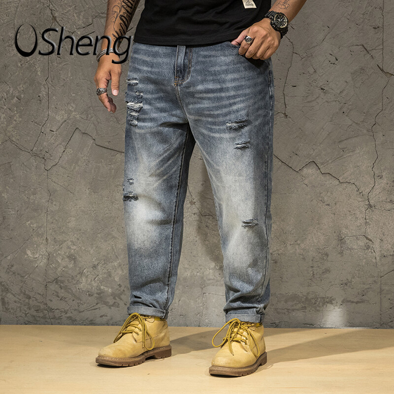 mens big and tall ripped jeans