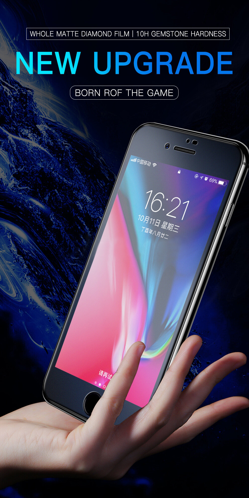 AG Kính Cường Lực Gốm Dẻo Full Màn cho iPhone 15 14 13 12 11 Pro XS Max X XR 8 7 6 6s Plus SE 2020 Miếng dán màn hình
