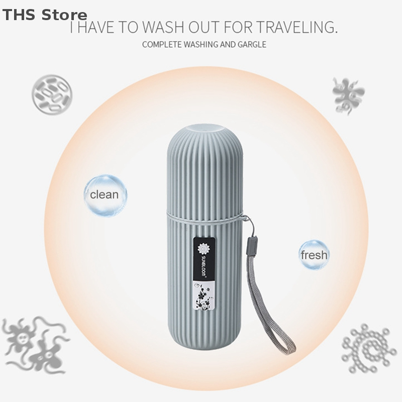 [THS Store] COD Portable Toothpaste Toothbrush Protect Holder Case Travel Camping Storage Box