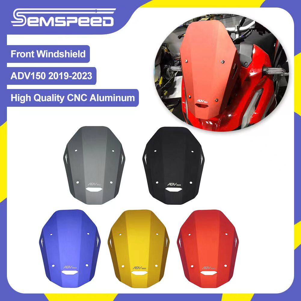 Tấm Bảo Vệ Kính Chắn Gió SEMSPEED Cho Honda, Tấm Chắn Gió Phía Trước CNC, Bảo Vệ Làm Lệch Hướng Cho Xe Honda ADV 150 ADV150 2019 2020