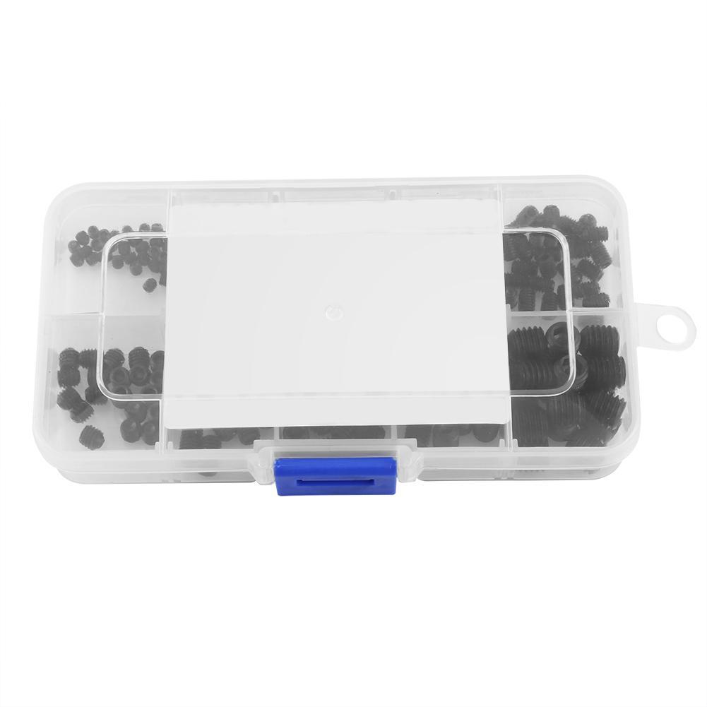 240 Vít Có Lỗ Trên Đầu Loại Ổ Cắm Đầu Allen Hex Bộ Vít Cấy Bộ Hộp DIN916