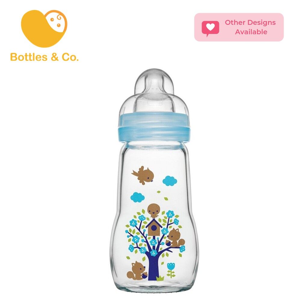 mam feel good glass bottle 260ml