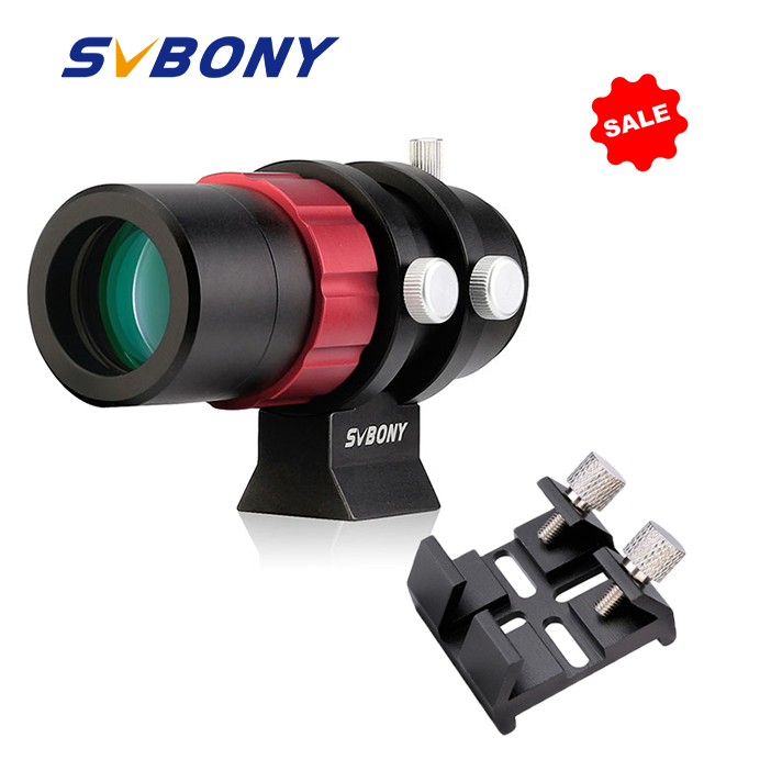 SVBONY SV165 MINI Finderscope Focal Length F4 Multilayer matting Guide Scope With digital regulator For Astronomical Telescope Astronomy Accessories Compatible with ZWO QHY Orion Auto SV305 Pro Camera