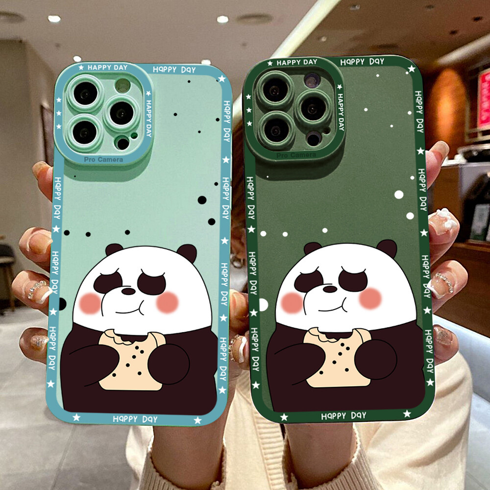 Jinsouwe Phone Case Casing For Xiaomi Redmi Note 9 ,Note 9S ,Note9 Pro ,Note 8 ,Note8 Pro ,Note 7 ,Note7 Pro Case For Boys Girls Cartoon Panda Bear Case Soft Rubber Back Cover