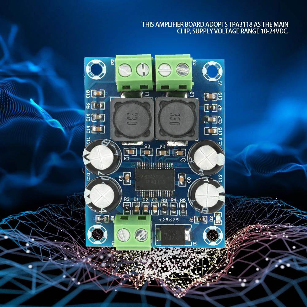 Mini TPA3118 Amplifier Board Digital Audio Power Amplifier Module 60W DC10-24V