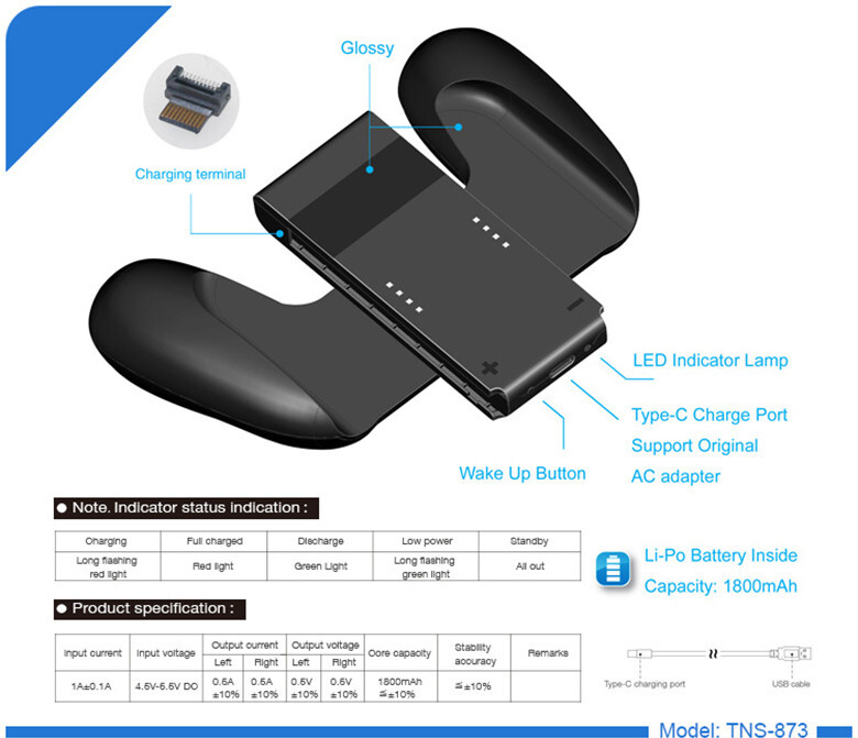 DOBE JoyCon Tay Cầm Tay Cầm Sạc Cho Nintendo Switch Joy-Con