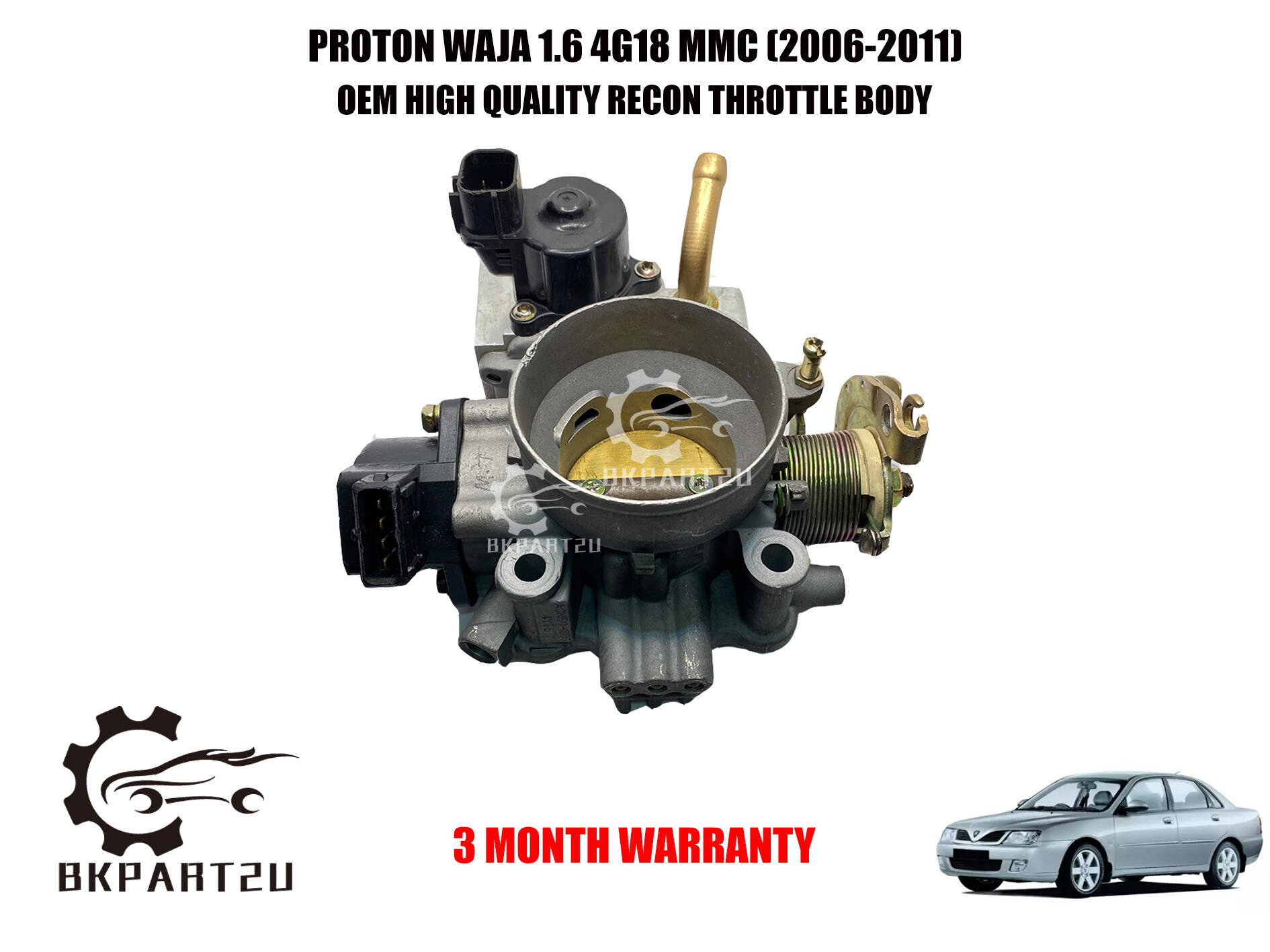 Proton Waja 1 6 4g18 Mmc 2006 2011 Throttle Body Made By Oem Recon 3 Month Warranty Lazada