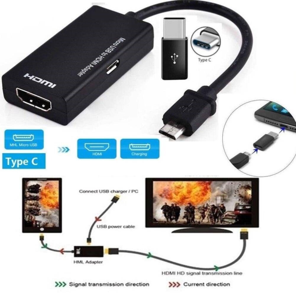 Mini Micro USB MHL To HDMI Cable HD 1080P Universal Micro USB