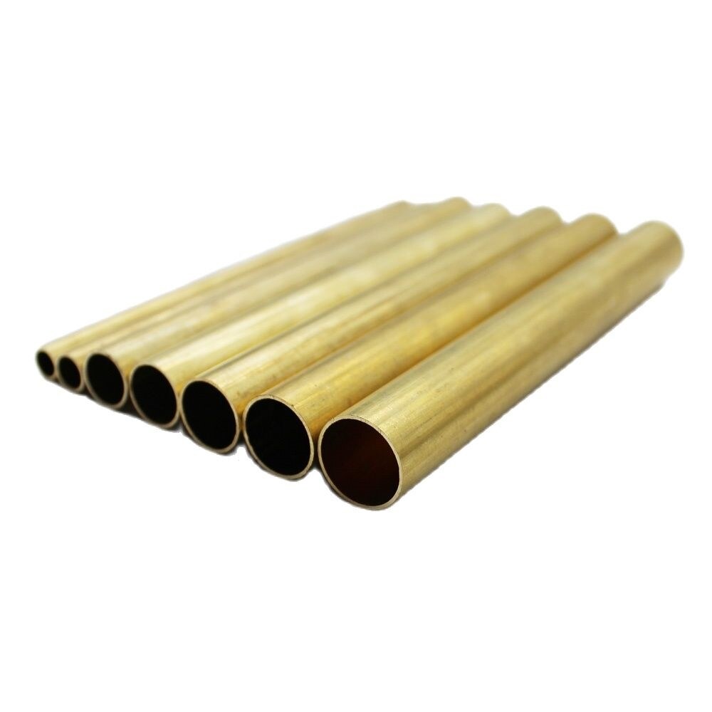 Brass Tube Pipe Tubing Round Inner 2mm 3mm 4mm 5mm Long 300mm Wall 0.5mm Grea ed 