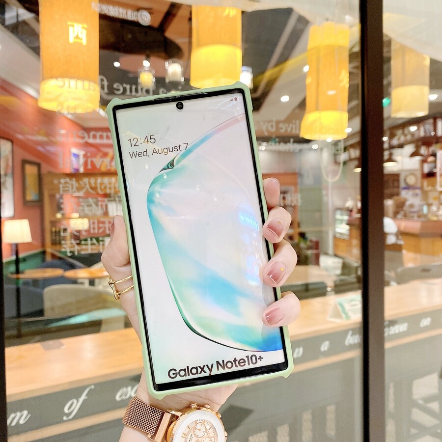 DIMBEPLY Ốp Lưng Cho Điện Thoại Samsung Galaxy Note 8 9 10 Plus 10 + / Note 20 Ultra Ốp Lưng Cứng Trong Suốt Chống Sốc Silicon + PC, Đối Với Samsung S21 Cộng Với/S21 Siêu