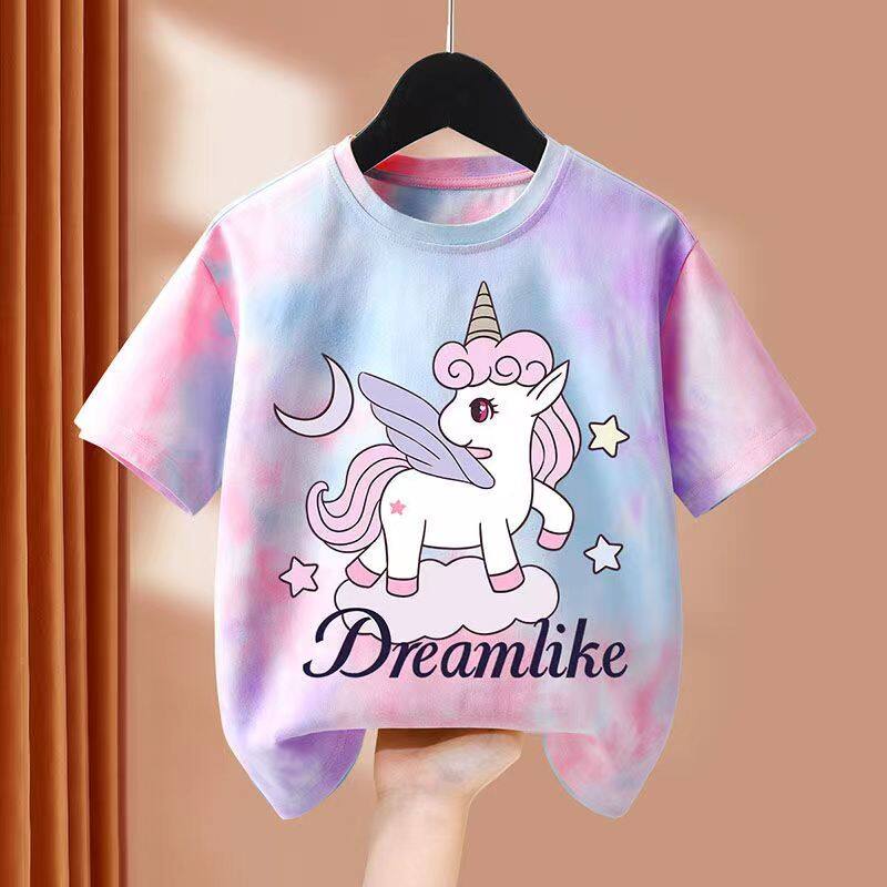 Short Sleeve Top - Tshirt budak kids Tshirt kanak kids T shirt Boy Tshirt Cartoon Shirt Girl Tshirt baju budak