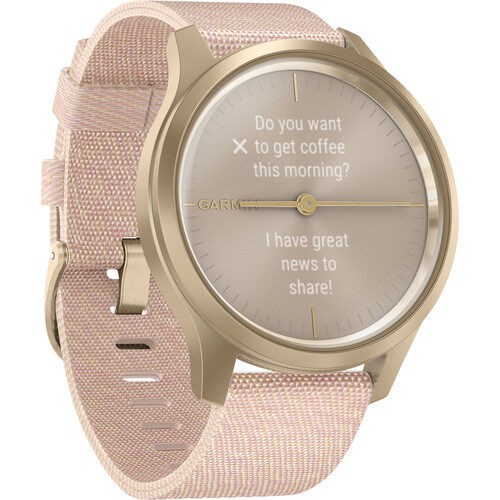 pink gold smartwatch