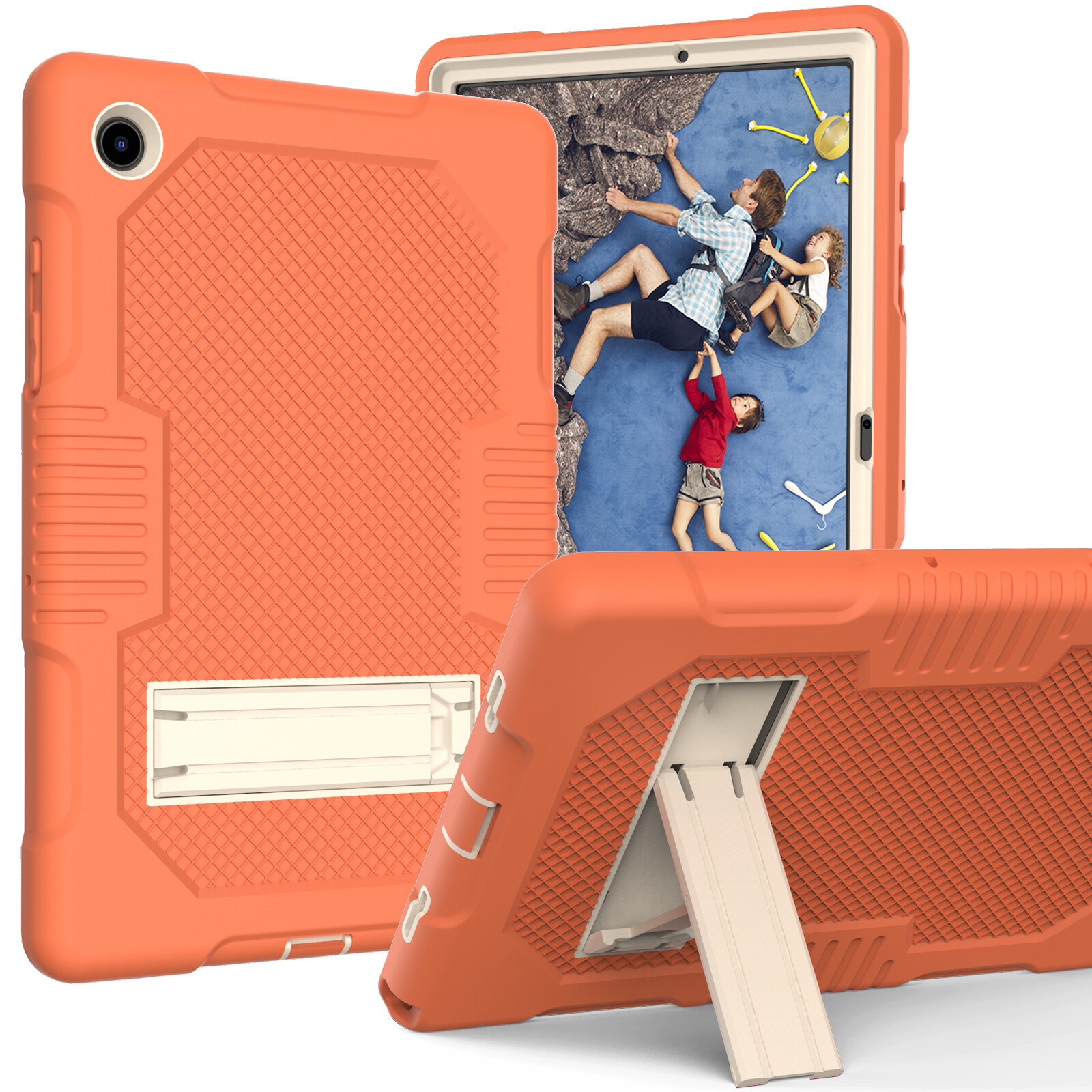 Fits for samsung galaxy tab a8 case 10.5 inch 2022 , built-in kicktand shockproof full body rugged stand back cover stand case for galaxy tab a8 10.5" 2022 tablet