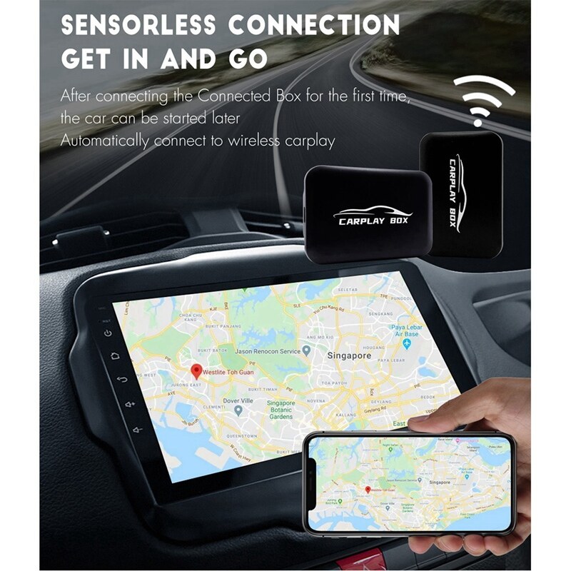Android System To Wireless Carplay Box Apple Wireless Carplay Screen Mirroring MLink Carplay Ai Box Smart Car Adapter