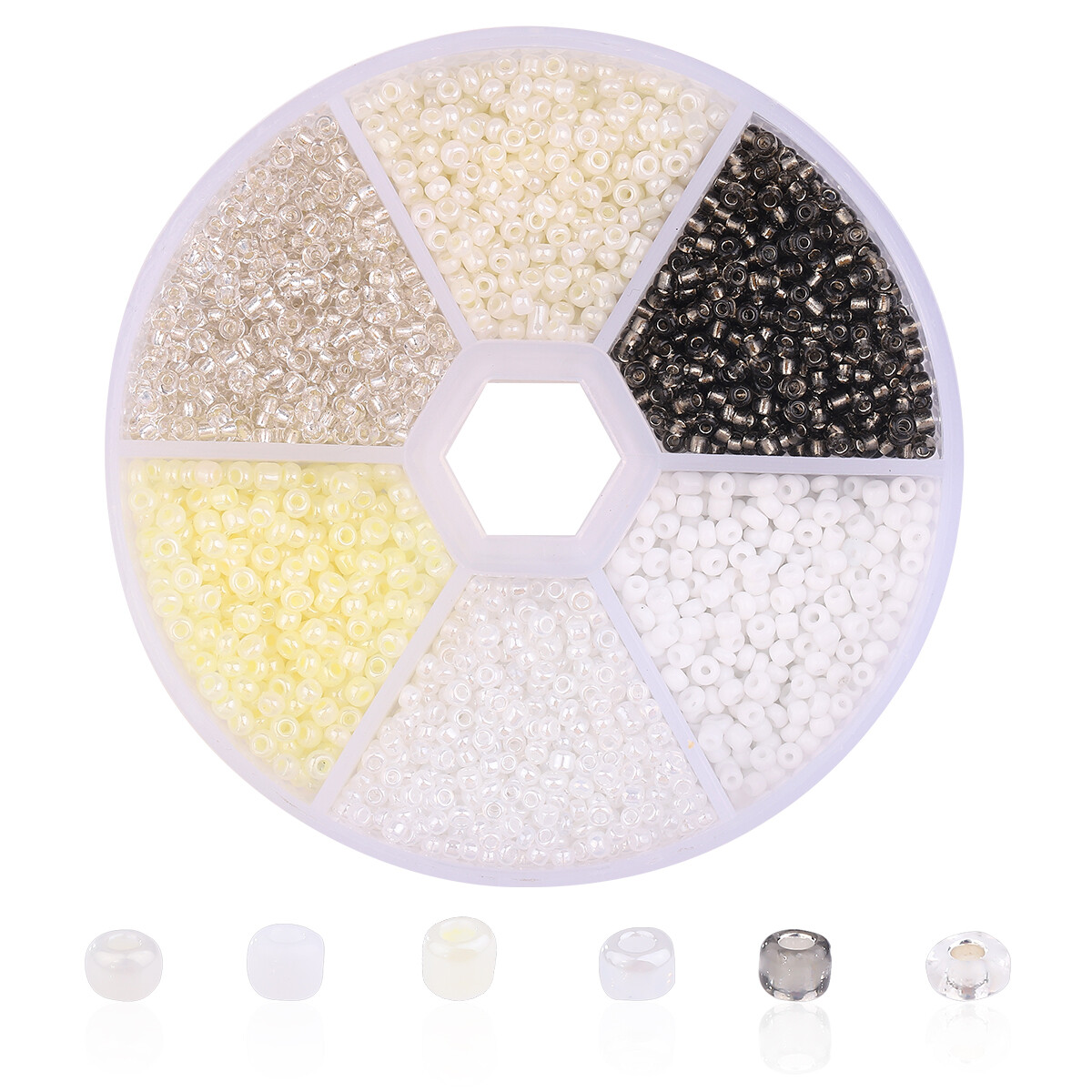 2mm 3900Pcs/Box Crystal Czech Glass Loose Beads Making Beads For Jewelry Charm Seedbeads Rondelle Spacer Beads DIY Necklace