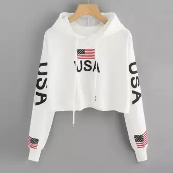 lazada crop top hoodie