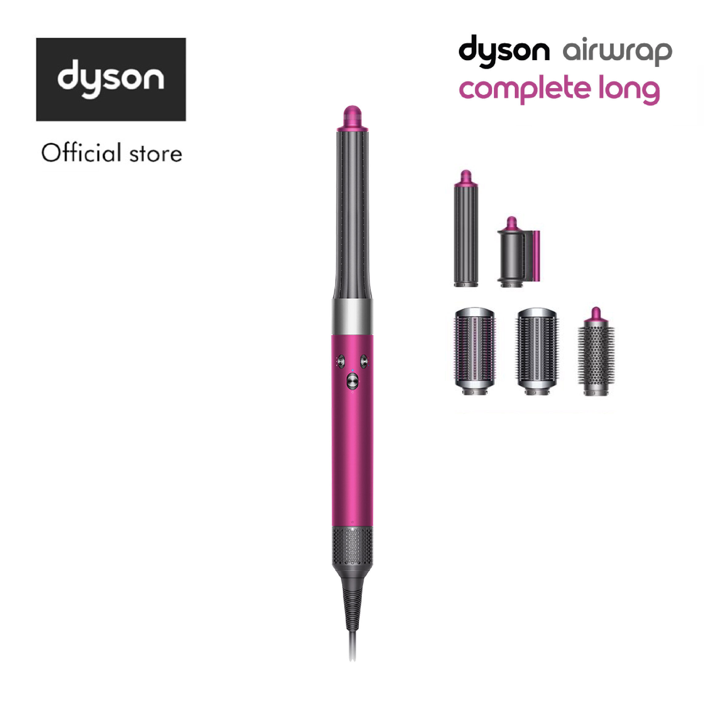 Dyson Airwrap ™ Hair Multi-styler Complete Long (Fuchsia/Bright Nickel) | Lazada Dyson Airwrap ™ Hair Multi-styler Complete Long (Fuchsia/Bright Nickel) | Lazada