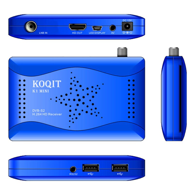KOQIT Bộ Giải Mã Vệ Tinh 5G Mini K1 Bộ Thu Truyền Hình Vệ Tinh Bộ Tìm Thụ Thể Meecast DVB S2 Từ Xa Thông Dụng Internet Youtube T2-MI