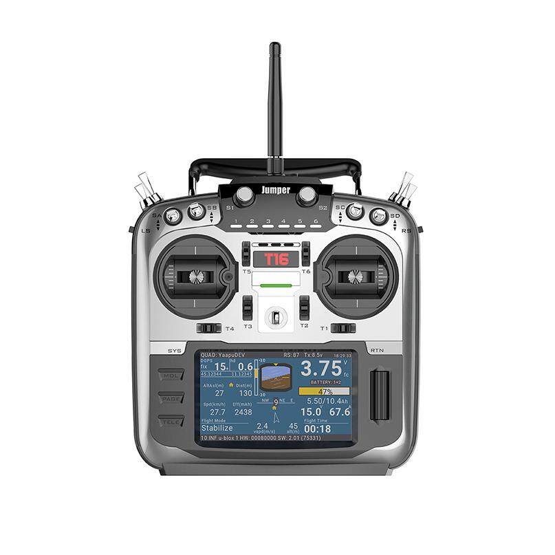Light Jumper T16 Open Source Multi-Protokol Pemancar Radio JP4-in-1 RF Modul 2.4G 16CH 4.3 Inci LCD untuk FPV drone Balap Pesawat
