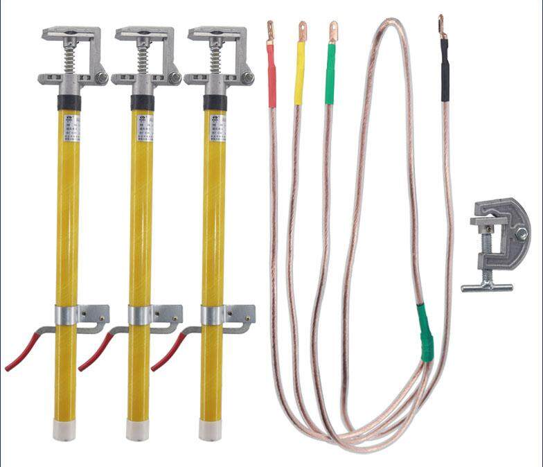 Portable 10KV 35KV 3M Telescopic High Voltage Short Circuiting