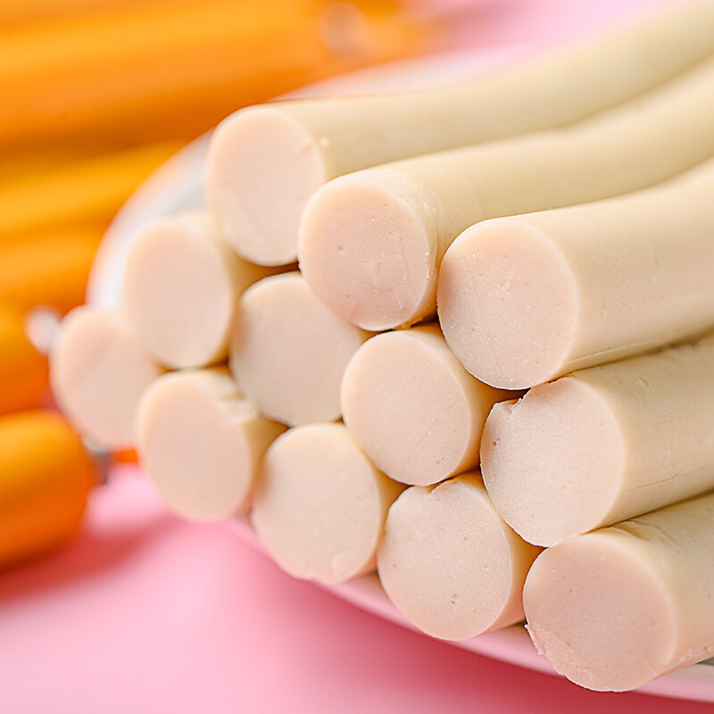 Deepsea Cod Sausage 500g Large Barrel Snack Baby Food Supplement Cheese Fish Sausage Ham