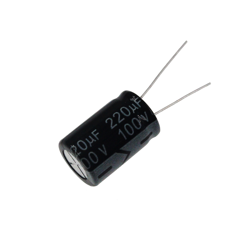 20pcs 220uf 100v 220mfd 100volt 13*20mm aluminum electrolytic capacitor 220mf100v 100v220mf 220uf100v 100v220uf