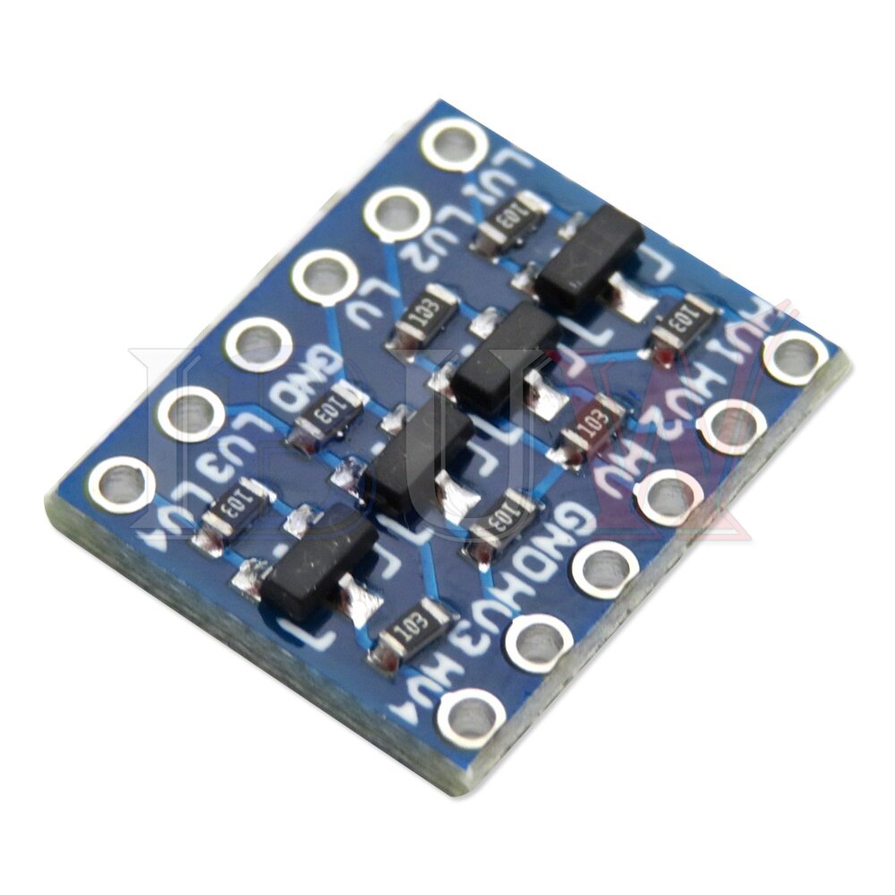 1 cái 4 kênh IIC I2C mạch chuyển đổi Mức logic Bi-directional mô-đun 5V đến 3.3V