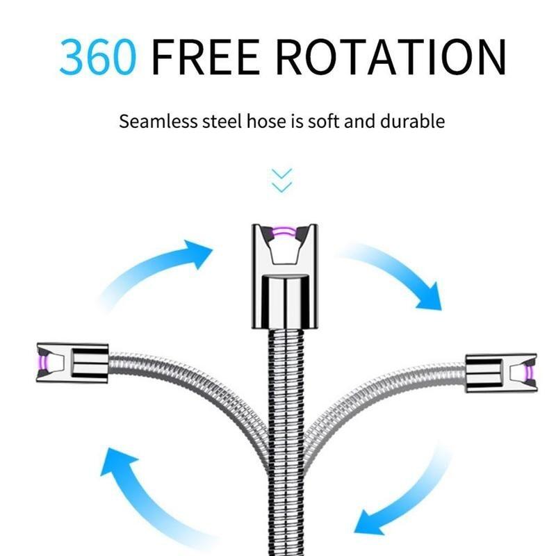 POCKETOP Bật Lửa Có Thể Sạc Lại Bằng điện USB Đèn LED Plasma Arc Không Ngọn Lửa Bật Lửa Bất Thường
