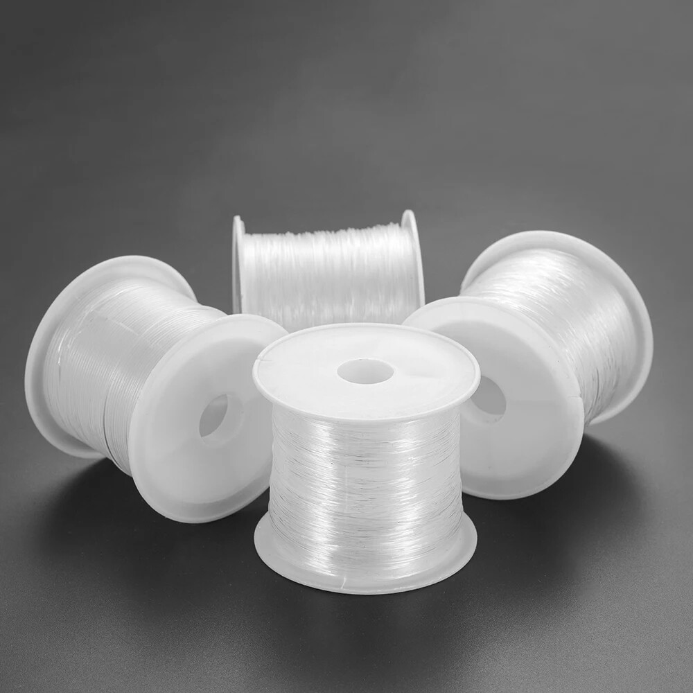 8-90M/Roll Fish Line Wire Clear Non-stretch Strong Nylon String Beading Cord Thread For Jewelry Making DIY Accessories