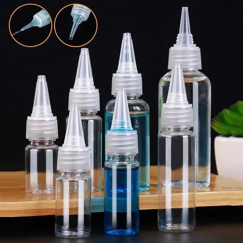 Bóp Trong Suốt 5-120Ml Lọ Có Ống Nhỏ Giọt/Rỗng Có Thể Nạp Lại Chai Nhựa/Chai Pha Chế/Hộp Đựng Đi Du Lịch Và Đi Ra