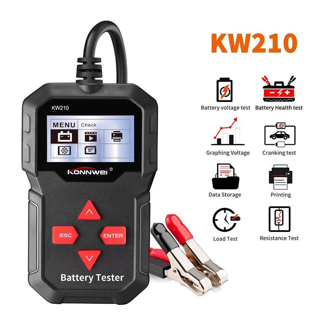 BÁO GIÁ CÁCH KIỂM TRA PIN MACBOOK CŨ | Shopee Lazada Sendo Tiki mới nhất 64 Máy Kiểm Tra Pin Ô Tô KONNWEI KW210 12V Kỹ Thuật Số Đa Ngôn Ngữ Phân Tích Tester Công Cụ