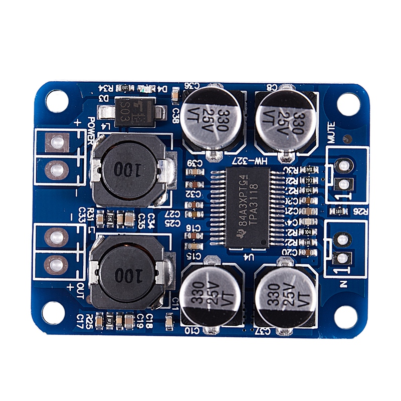 Dc 8-26v tpa3118 pbtl mono digital amplifier board amp module 1*60w for arduino