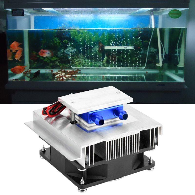 50W Thermoelectric Cooler Semiconductor Refrigeration System Set Cooling Chiller for 15L Water