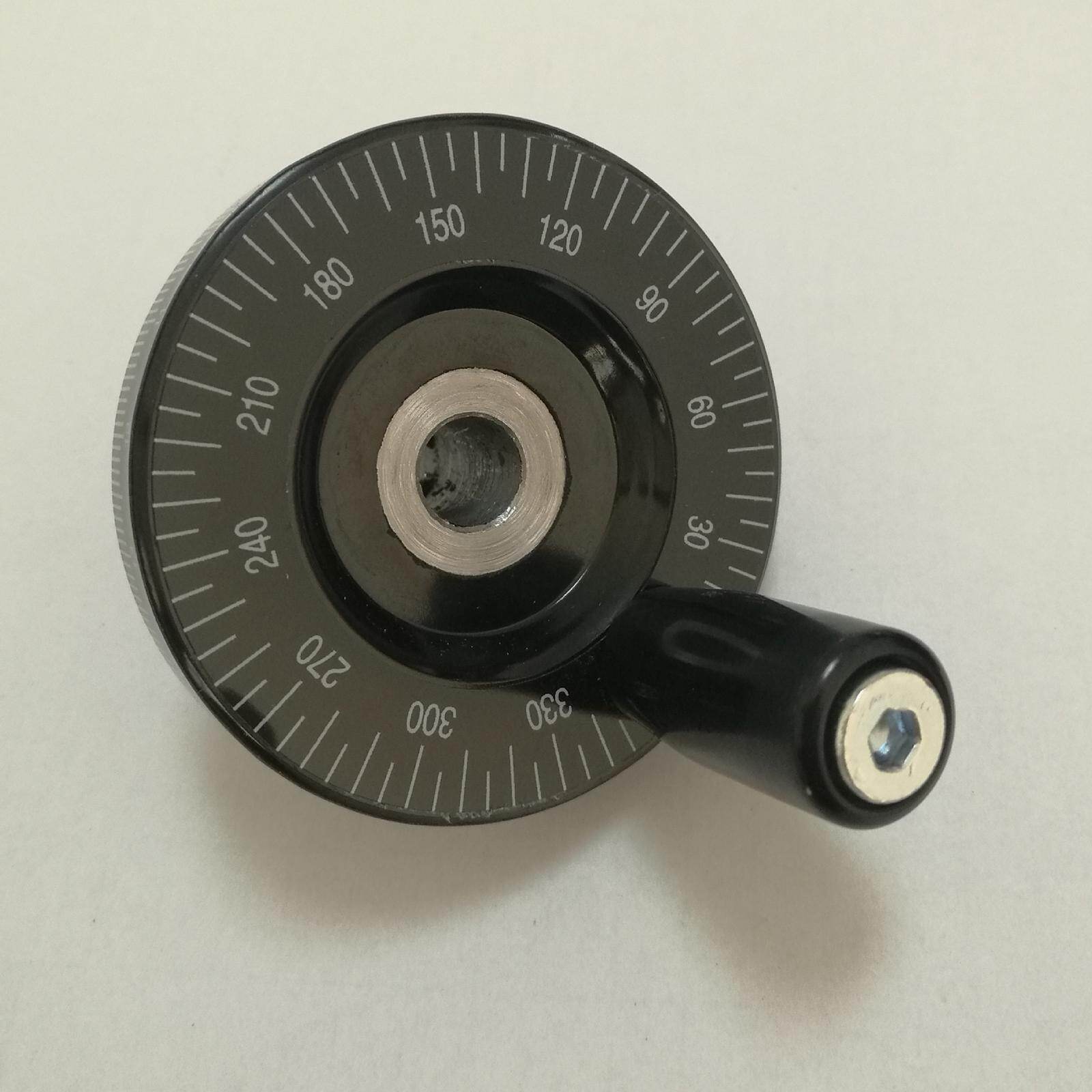 freneci Round Bakelite Scale Milling Handle Handwheel for Lathes Machine