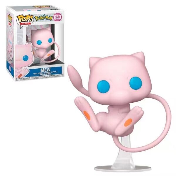 Funko pop pokemon mew 643 games pokemon vinyl figure toy