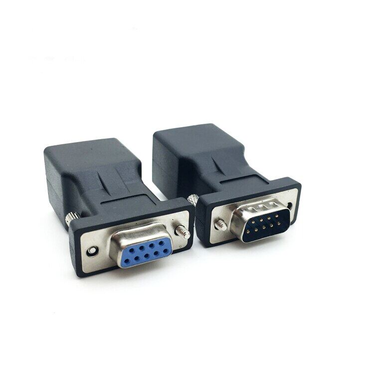 Arrival db9 rs232 rj45 female adapter com port to lan ethernet port converter