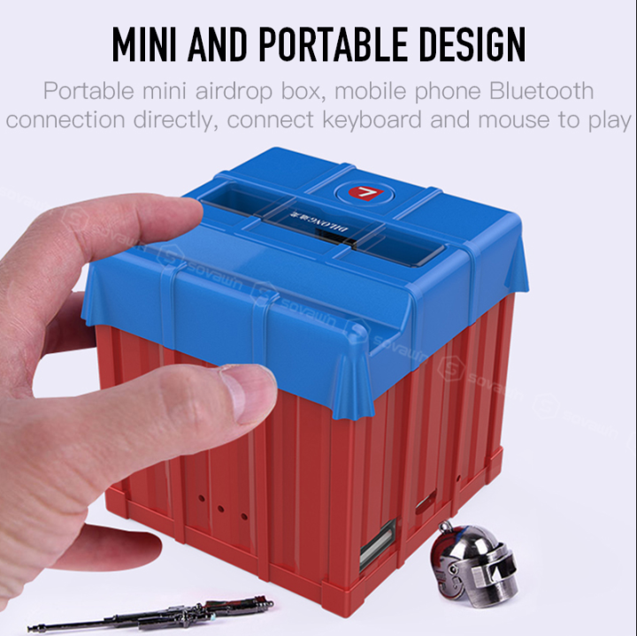 Airdrop Box Pubg Mobile Gamepad Controller Bluetooth 4 0 Gaming Keyboard Mouse Converter For Android Ios Phone To Pc Lazada