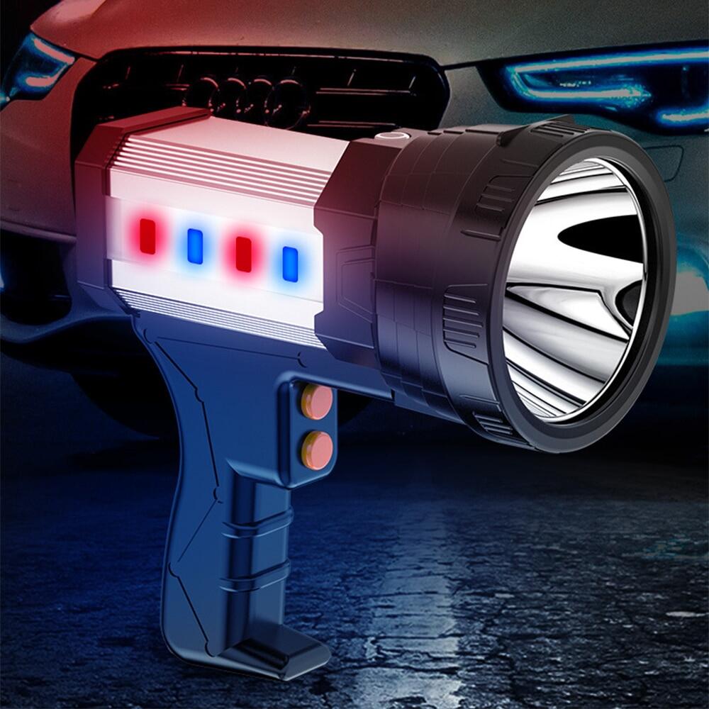 Most Powerful LED Flashlight Torchlight USB Rechargeable Work Light 10000mAh Long Lasting Handheld Spotlight Searchlight