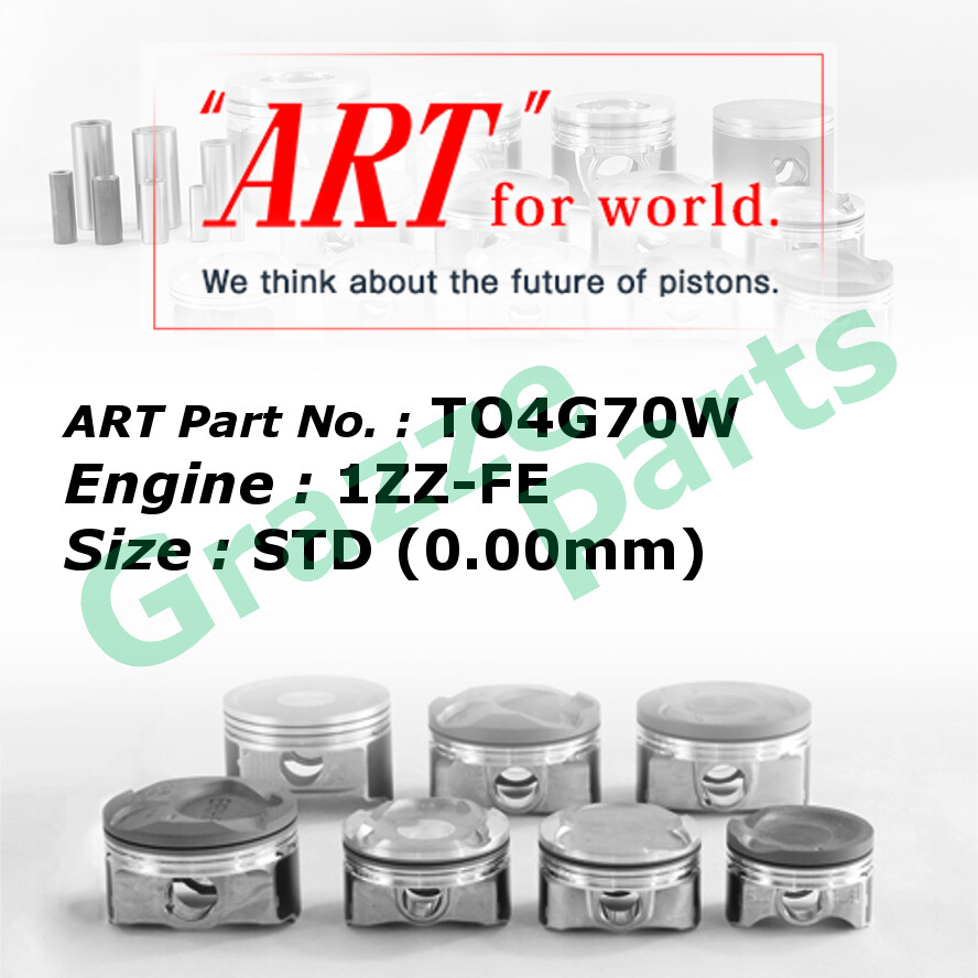 ART Piston Set TO4G70W STD (0.00mm) Size Toyota Altis 1.8 ART Piston Set TO4G70W STD (0.00mm) Size Toyota Altis 1.8