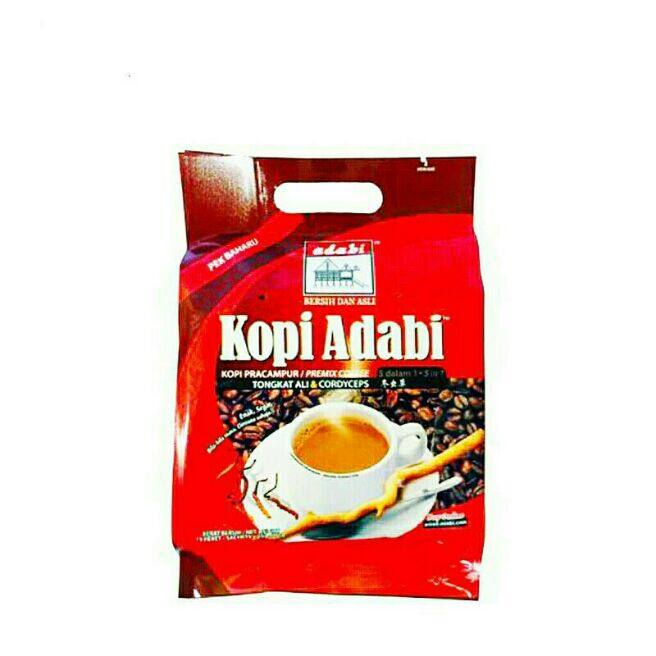 Kopi Adabi Kopi Pracampur 5 dalam 1 dengan Tongkat Ali dan Cordyceps ...