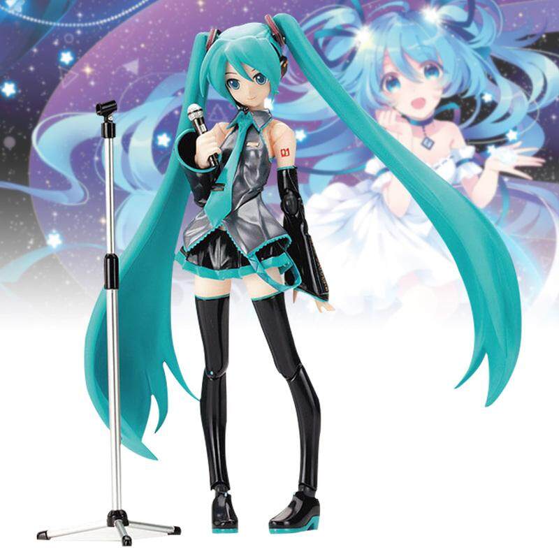 Hatsune Miku Tokoh Aksi Anime Hatsune Miku PVC Tokoh Realistis Model